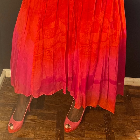 Tracy Reese, size 8, pink/red dress - Picture 3 of 7